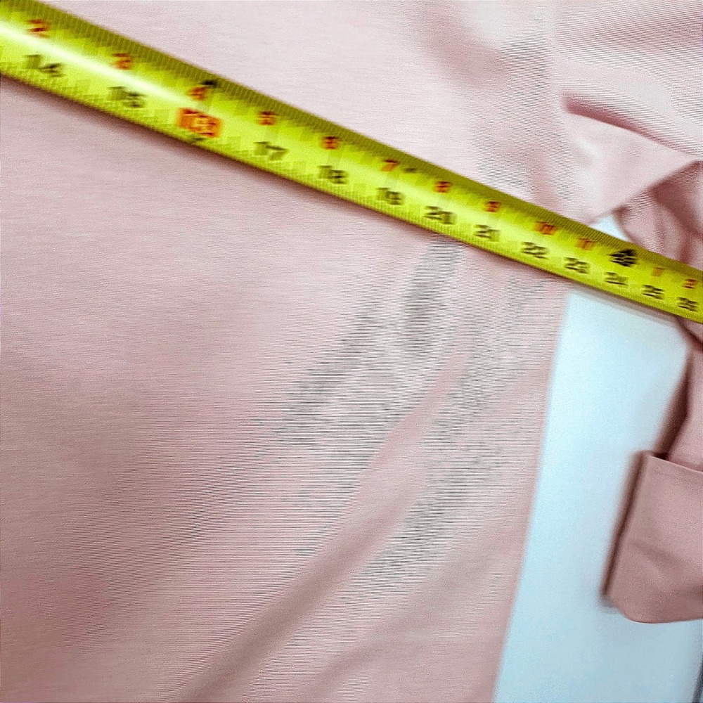 MNG Mango Jauny Pink Oversized Button Down Shirt Cotton Blend Womens Size S NWT - Picture 7 of 9